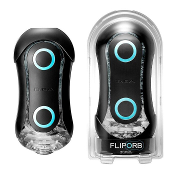 TENGA Flip Orb Strong Wave Rotip 飛機杯 （淺藍色／橙色）