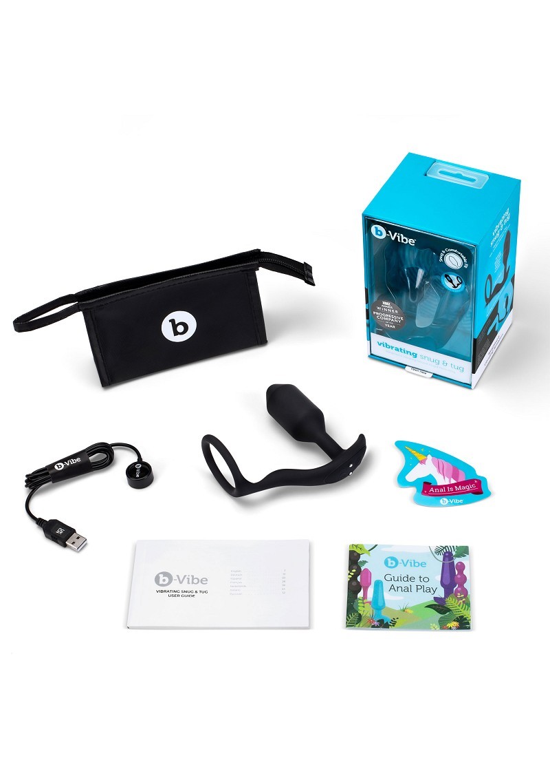 B-Vibe 震動舒適後庭塞 & 陰莖環 M-SING DR