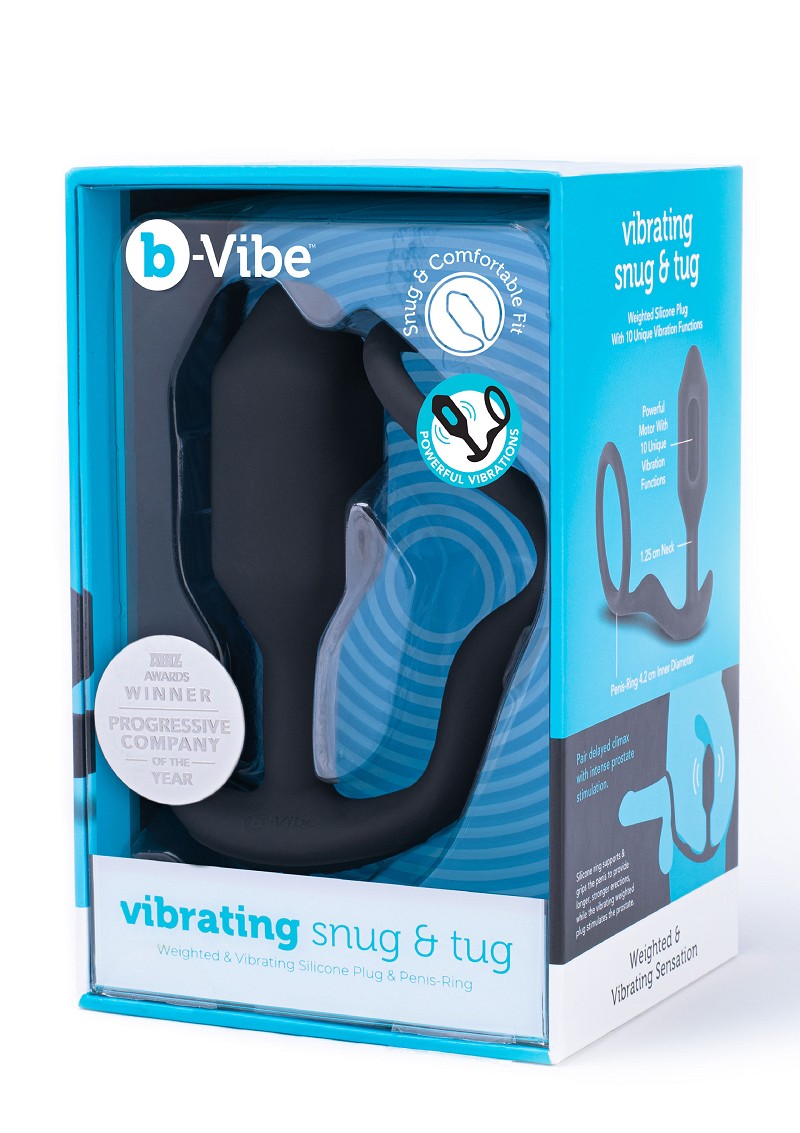 B-Vibe 震動舒適後庭塞 & 陰莖環 M-SING DR