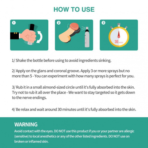 Drywell 5ml 男用持久噴霧，純植物配方，持久延展效果，方便攜帶使用。