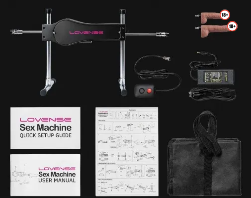 Lovense Sex Machine 應用程式控制性愛機器，智能調節推動速度與角度，帶來全新性愛體驗。