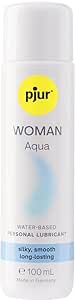 pjur Woman Aqua - 水基個人潤滑劑 - 保濕與滋養 - pH平衡 - 溫和護膚 (100ml)