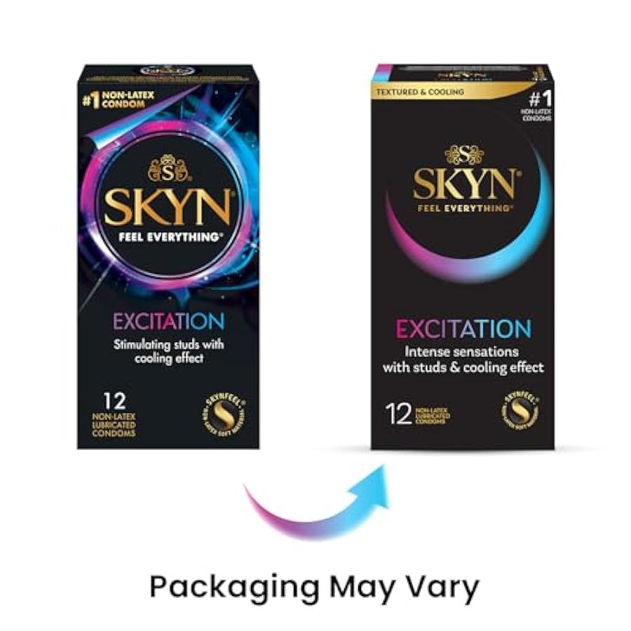 SKYN Excitation 冰感凸點激情 PI安全套 12片裝
