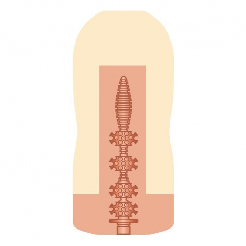 NPG 高崎聖子女優飛機杯，Mochimochi軟皮海綿材料，4層圓頂結構與無氣孔設計提供極致快感。