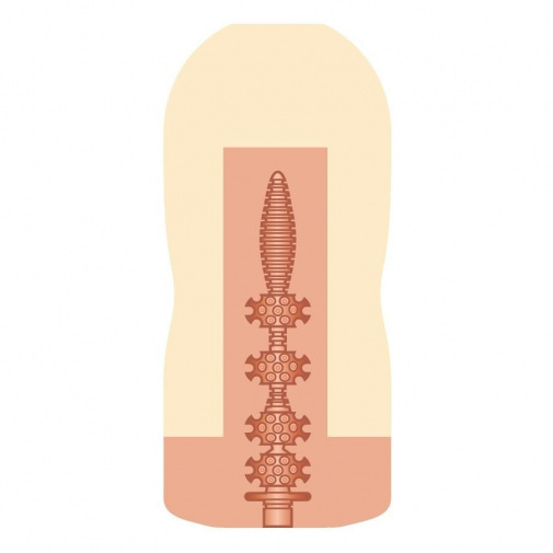 NPG 高崎聖子女優飛機杯，Mochimochi軟皮海綿材料，4層圓頂結構與無氣孔設計提供極致快感。