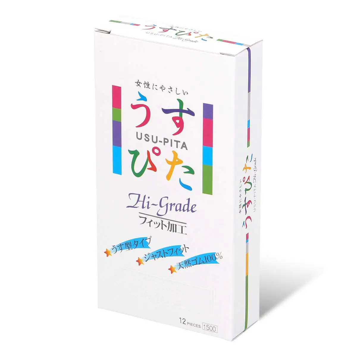 Japan Medical Usu-Pita 高級 1500 乳膠安全套 12 片裝