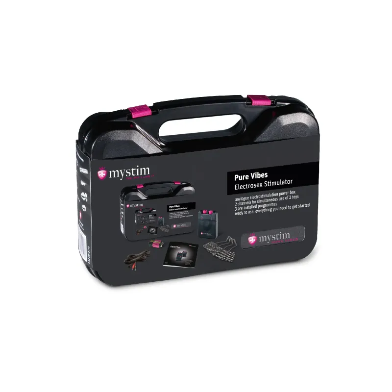 Mystim Pure Vibes 模擬電子刺激器，CE 0483 認證，輕巧便攜，適用於全身肌肉放鬆與刺激。