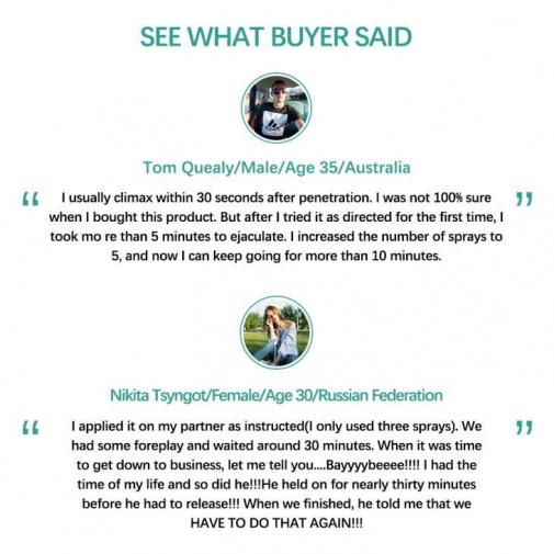 Drywell 男用持久噴霧，5ml，適合男性，植物成分，持久效果，輕鬆提升親密表現。