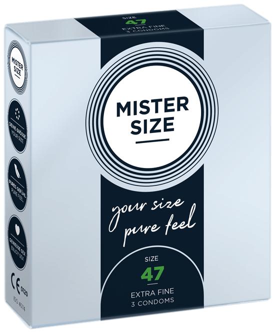 MISTER SIZE 47MM 乳膠安全套 (3片/10片/36片)