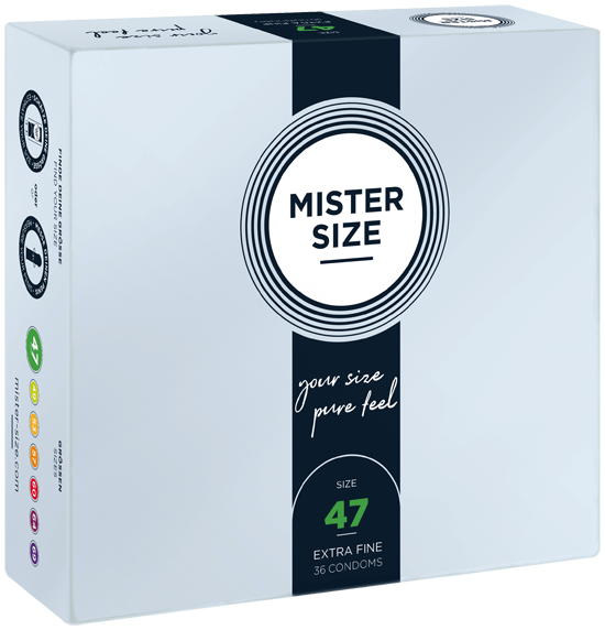 MISTER SIZE 47MM 乳膠安全套 (3片/10片/36片)