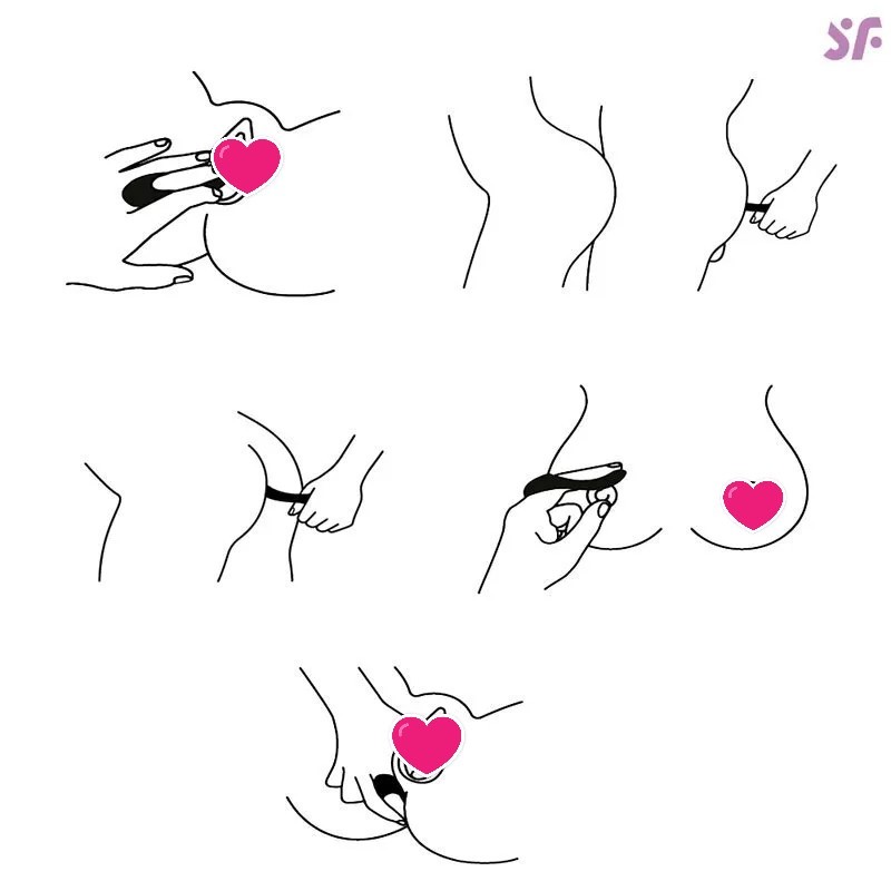 Satisfyer Candy Cane 指上共震器 (黑色/橙色)-SING DR