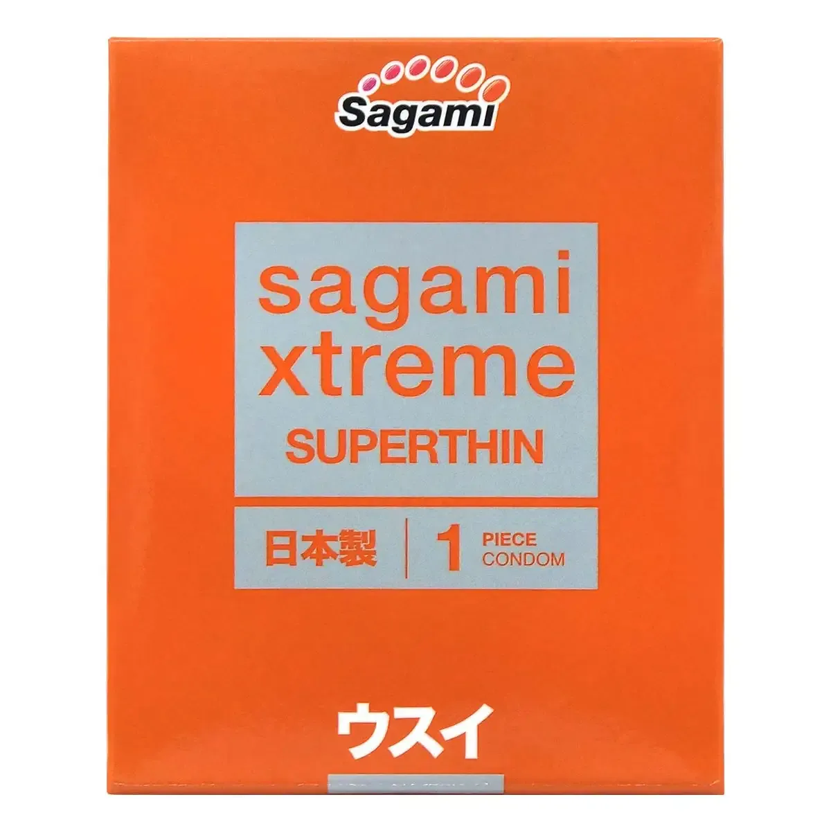 日本製 Sagami 纖薄安全套，透明無色設計，搭配矽性潤滑液，使用更舒適順滑。