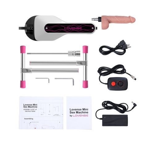 Lovense 迷你版性愛機器，自潤滑功能，兼容 Vac-U-Lock 配件，推動力度可調，適應不同性愛需求。