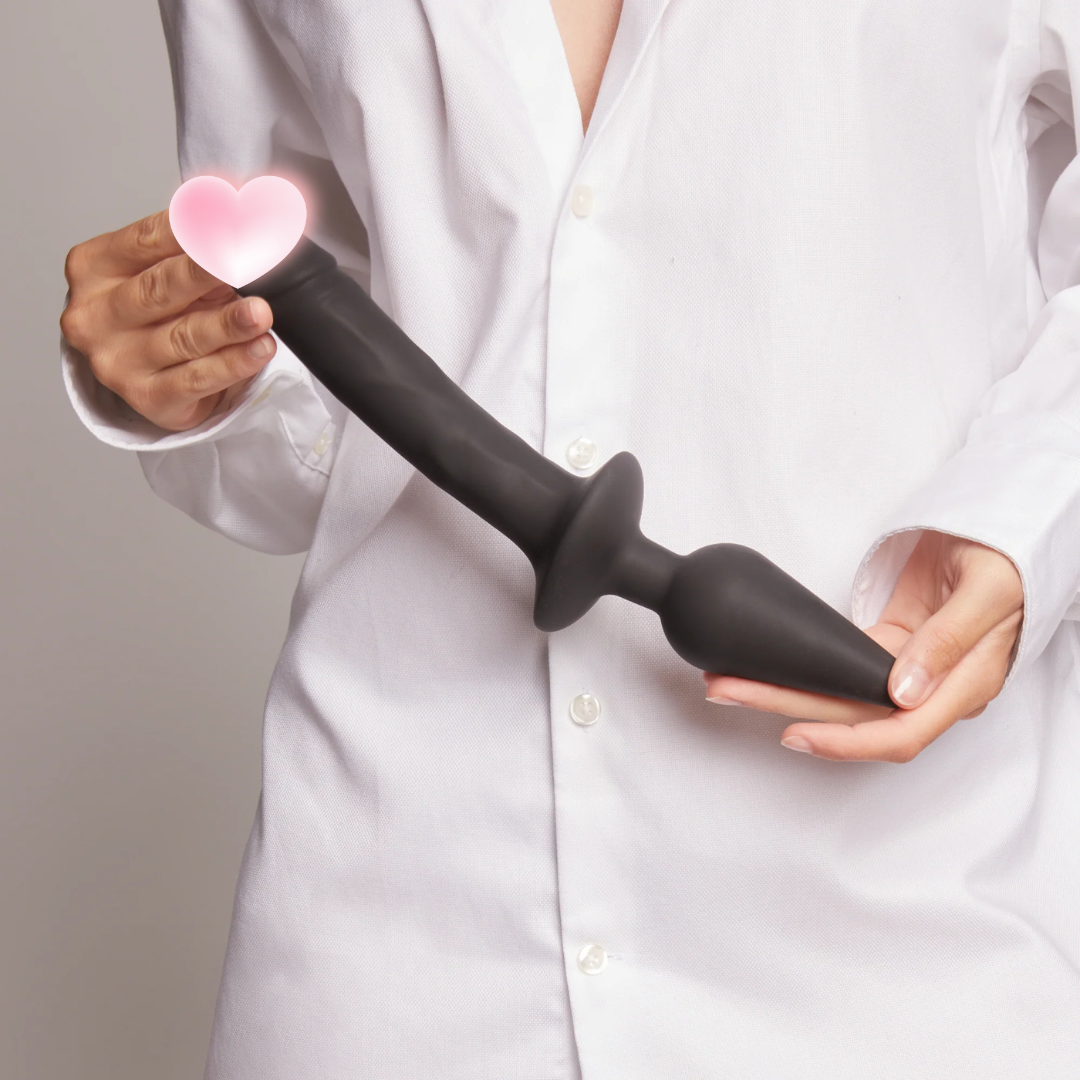 Strap-On-Me Swith Realistic L  矽膠雙頭 2合1 假陽具 黑色