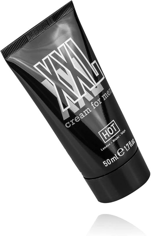 Hot XXL 男性增強霜，含銀杏提取物，促進血液循環，強化性高潮。