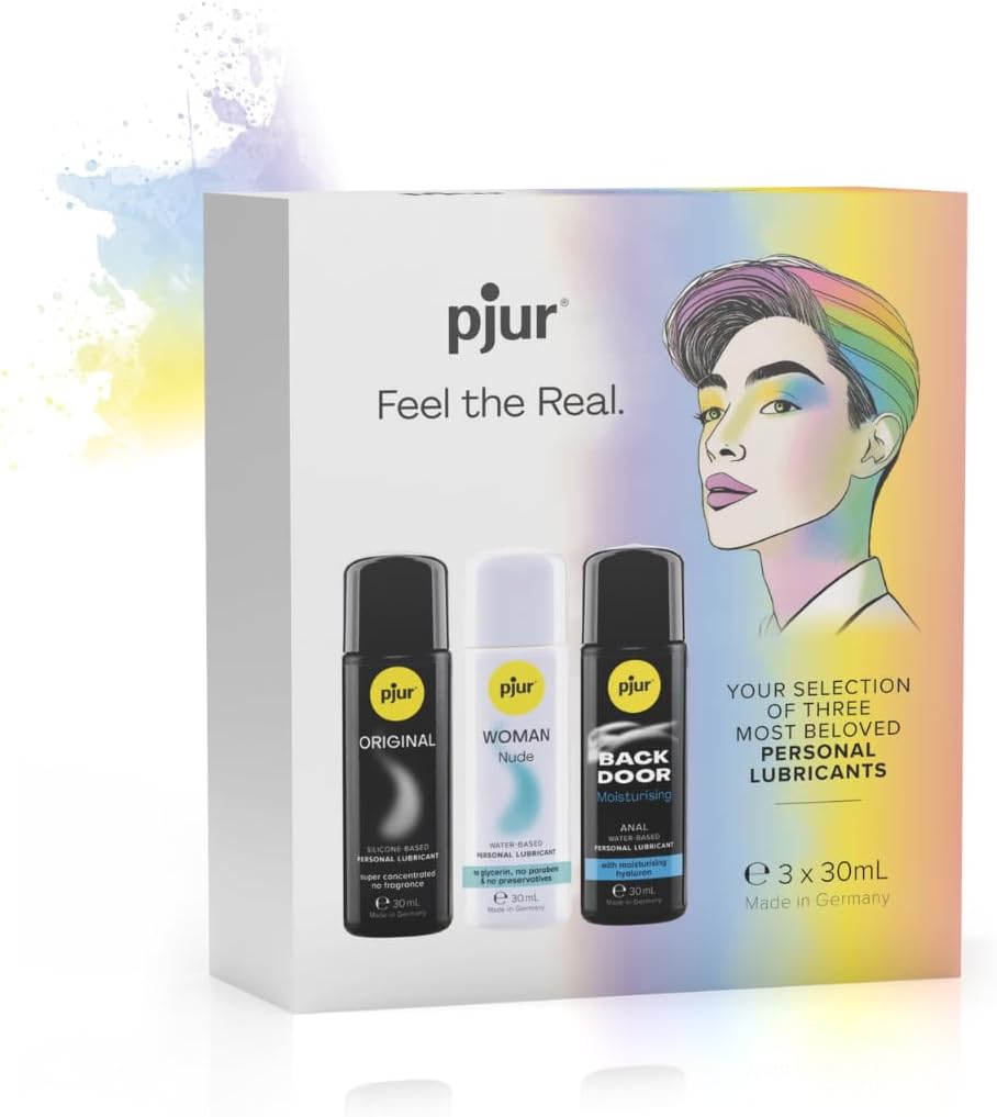 Pjur Pride Box - 迷你潤滑劑體驗套裝 (3 x 30 ml)