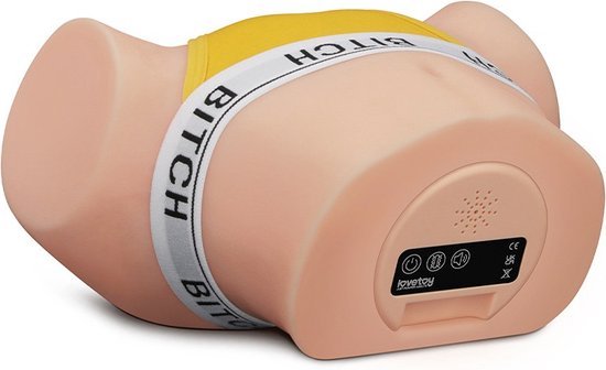 高品質TPE材質的Lovetoy振動吸啜飛機杯，增強體驗，易於清潔，舒適貼合。