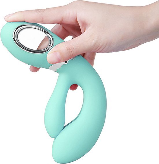 Nomi Tang Wild Rabbit 2 兔耳震動棒，雙重刺激設計，10 種震動模式，i-touch 滑控，適用於浴室防水使用。