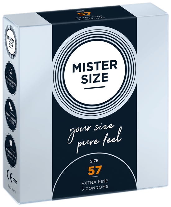 MISTER SIZE 57MM 乳膠安全套 (3片/10片/36片)
