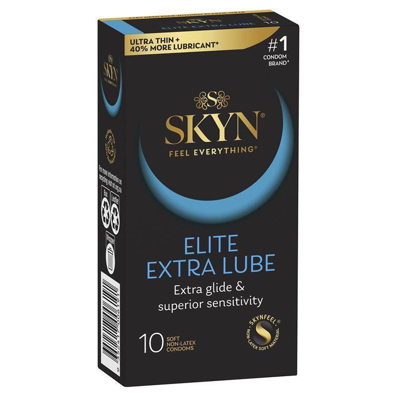 SKYN elite Extra Lube 水潤持久 PI安全套 10 片裝