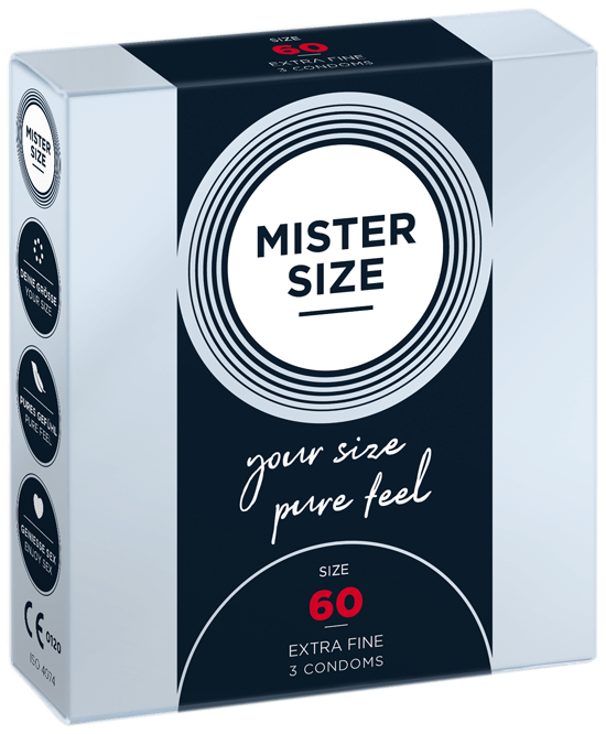 MISTER SIZE 60MM 乳膠安全套 (3片/10片/36片)