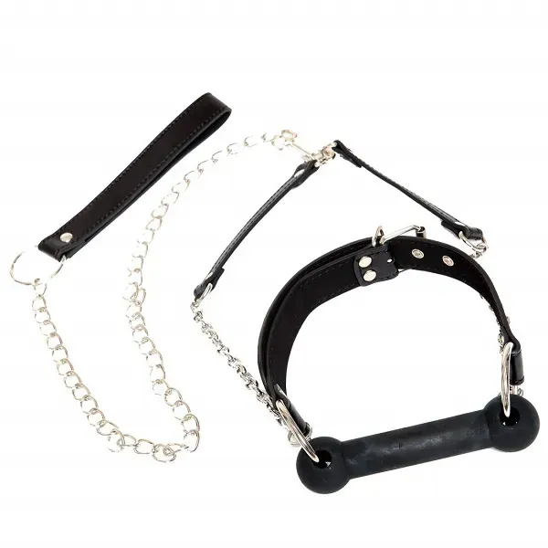 A-One 調教系列SM口塞，骨頭設計增添凌虐感，適用於各種BDSM玩法。