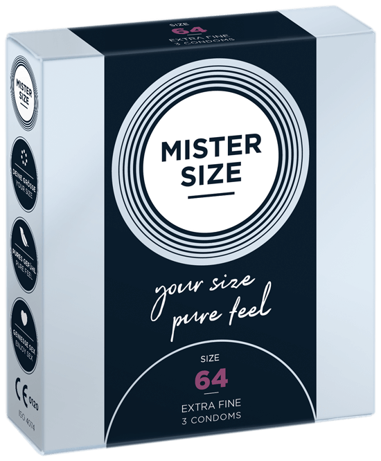 MISTER SIZE 64MM 乳膠安全套 (3片/10片/36片)