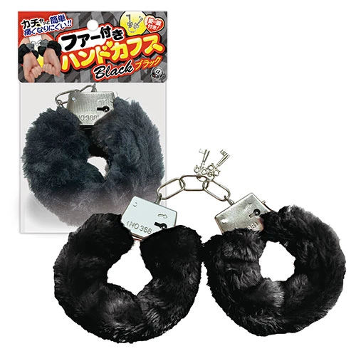 A-One 毛絨手銬，安全鎖扣設計，輕鬆解鎖，調節緊度適應不同手腕尺寸，適合情趣遊戲與日常搭配。