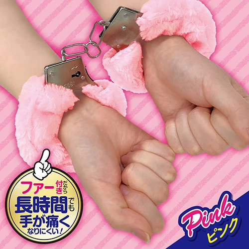 A-One 毛絨手銬，安全鎖扣設計，輕鬆解鎖，調節緊度適應不同手腕尺寸，適合情趣遊戲與日常搭配。