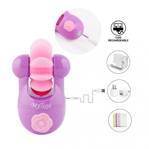 Kiss 迷你陰蒂刺激器，提供逼真舔舐體驗，便攜設計，USB充電，完美模擬口交快感。