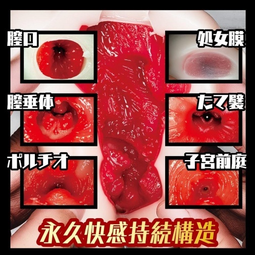 NPG - 放學後破處飛機杯，雙層構造設計，提供真實緊密的包裹感。