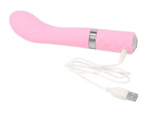 Pillow Talk Sassy 震動棒，針對G點設計，USB充電，防水易清潔，適合個人或伴侶使用。