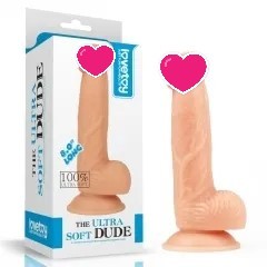 Lovetoy 7" 極柔軟仿真陽具 肉色