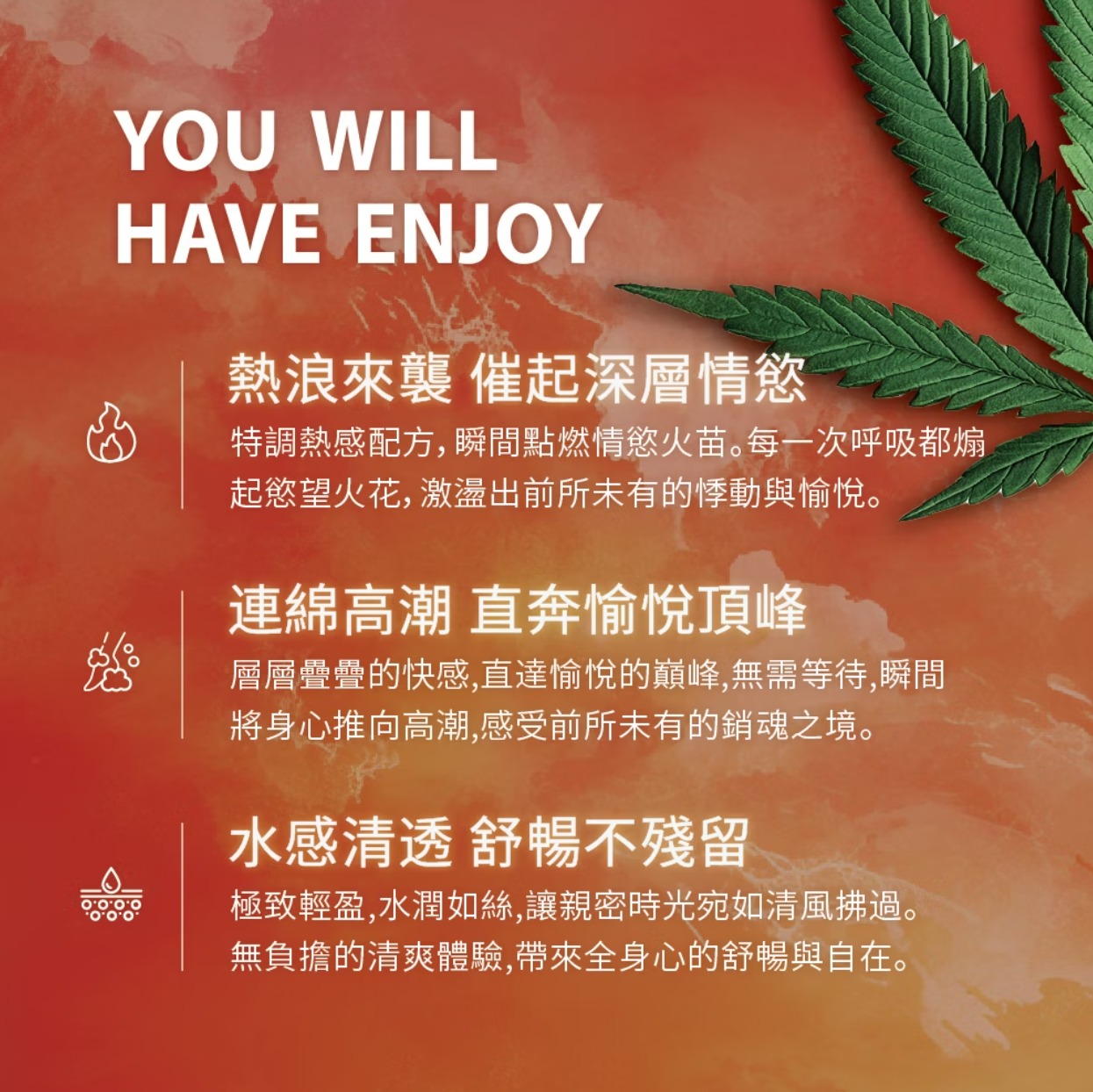 PLAY&JOY SATIVA 極熱狂潮太麻潤滑液