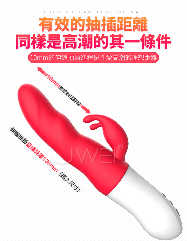 Mytoys  MyBunny 歡愛精靈 變頻抽插全自動按摩棒抽插說明
