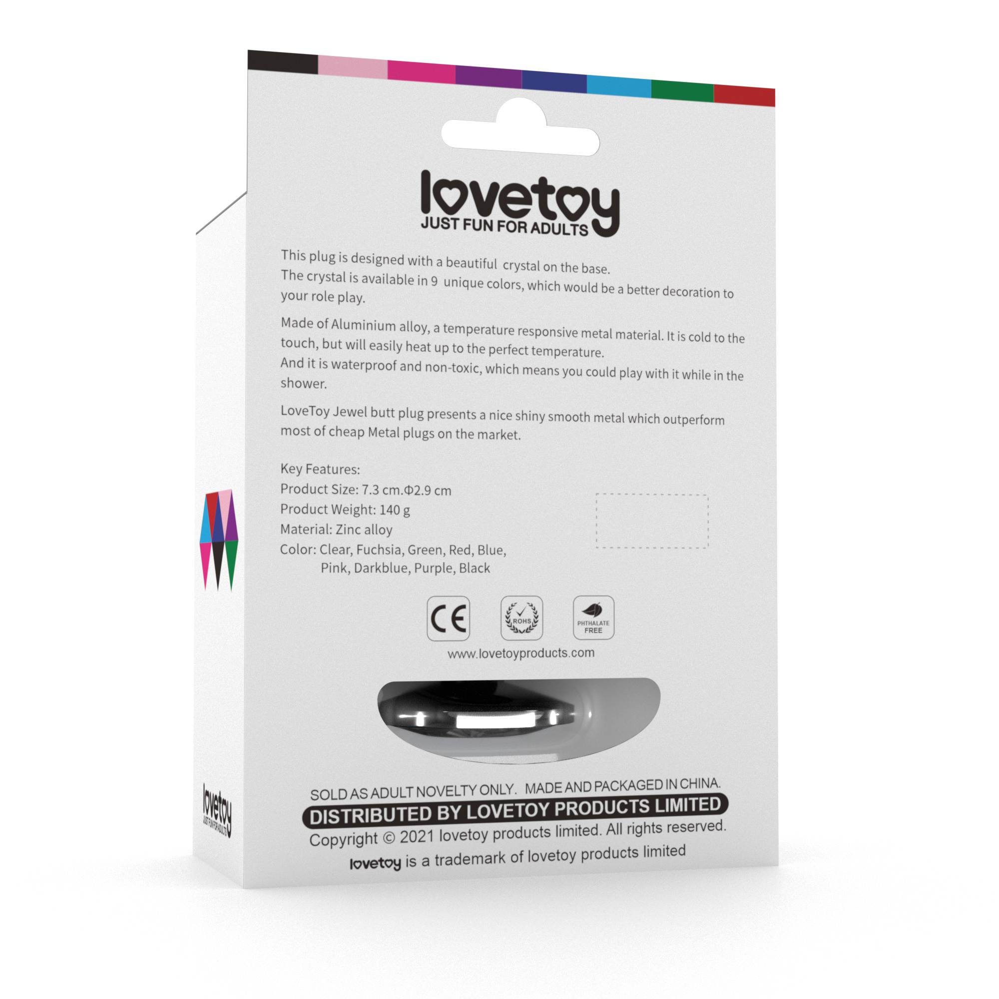 Lovetoy Rosebud 經典金屬後庭塞 S，鋅合金材質，提供穩定感與持久愉悅，適合輕度刺激愛好者。