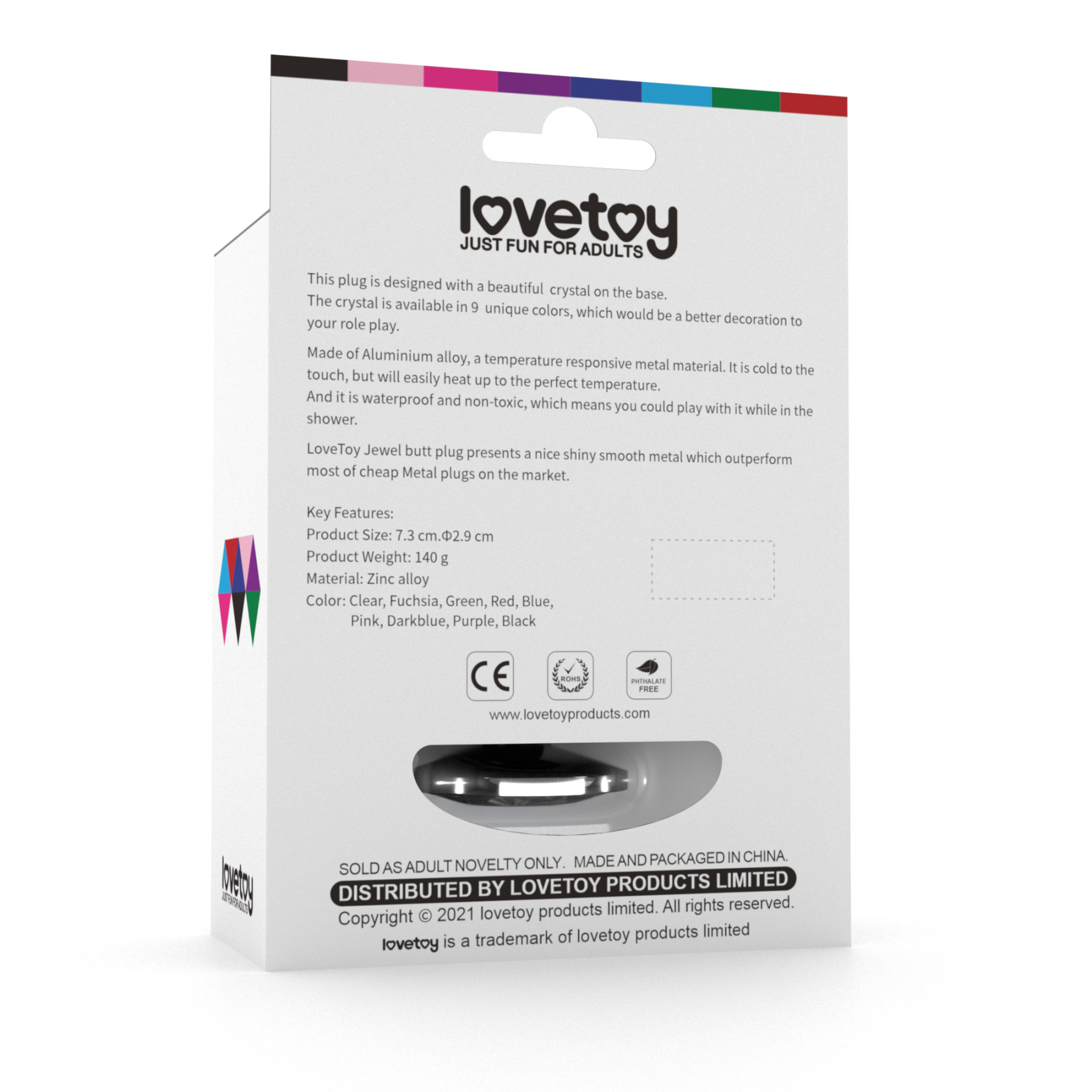 Lovetoy Rosebud 經典金屬後庭塞 S，鋅合金材質，提供穩定感與持久愉悅，適合輕度刺激愛好者。