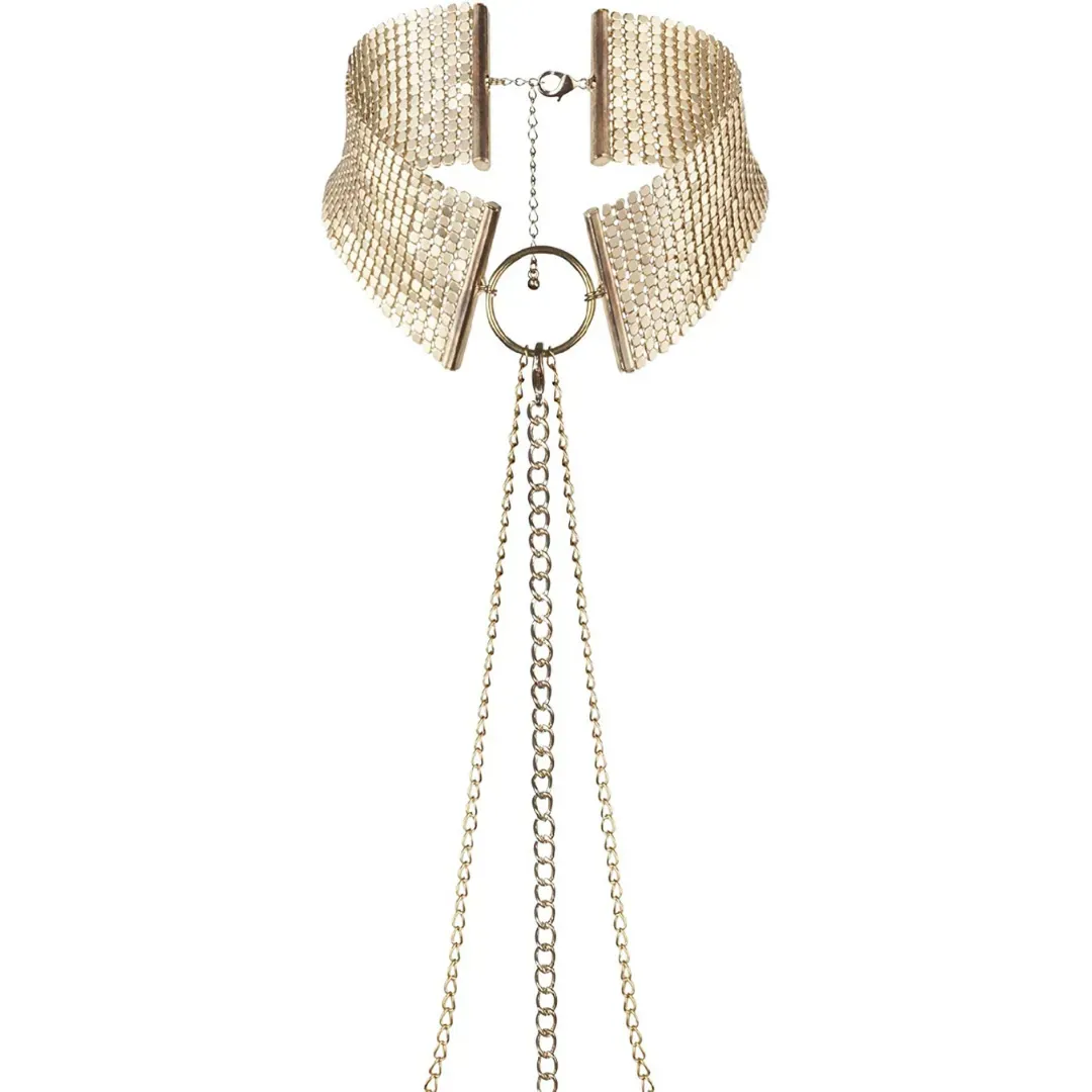 Bijoux Indiscrets Désir Métallique 項圈 (黑色/金色)