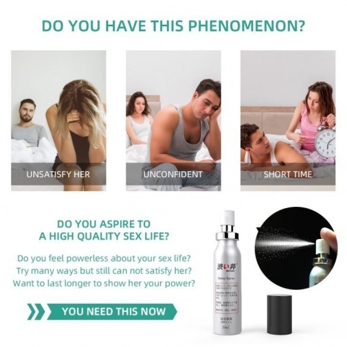 Drywell 男用持久噴霧，5ml，安全無刺激，天然成分提升表現，適合日常使用。

