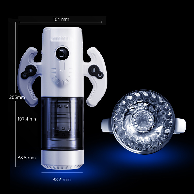 Erocome Gemini 雙子座，內建伸縮與吮吸功能，9種模式調整，靈活操控體驗。