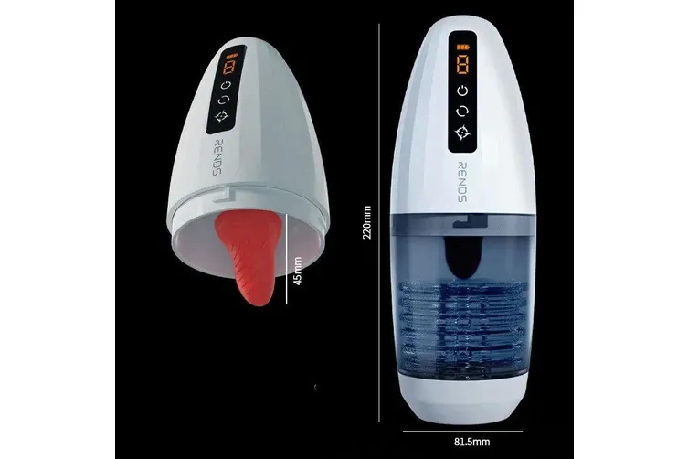 Rends 互動震動飛機杯，採用 ABS + TPE 材質，90 分鐘快充，610g 重量，便捷收納。