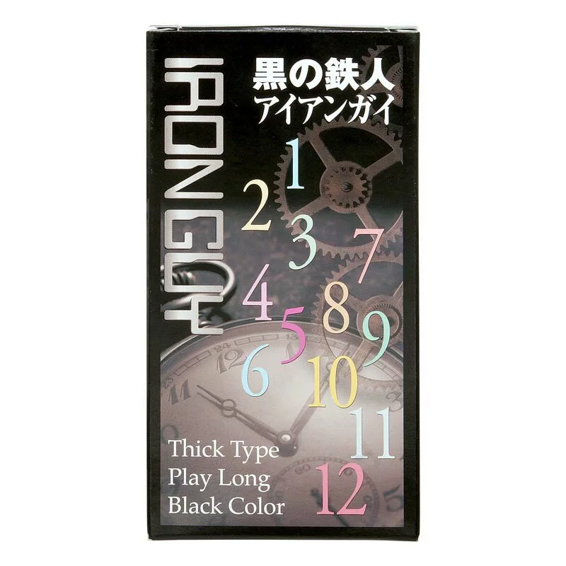 Iron Guy 日本黑之鐵人 12 片裝 乳膠安全套