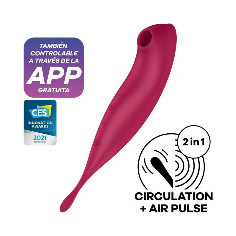Satisfyer Twirling Pro App控制 陰蒂吸盤震動器-SING DR