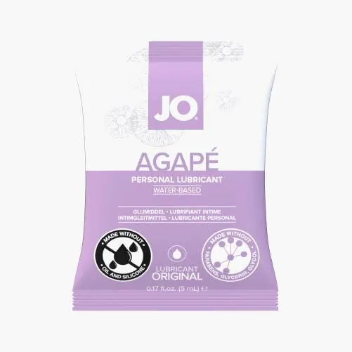 System JO 有機天然水性潤滑劑 Agape，5ml，專為敏感肌膚女性設計，無矽膠與甘油。
