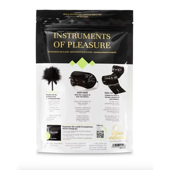 Bijoux Indiscrets Instruments of Pleasure 三件套，眼罩與束縛帶設計，帶來刺激與誘惑。