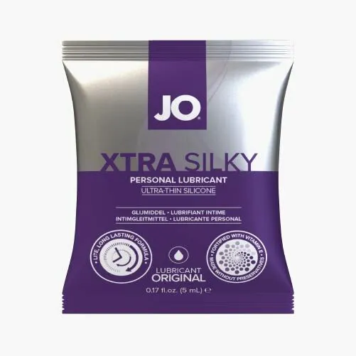 System Jo 有機天然矽性潤滑劑，5ml，超滑絲感，長效持久，維生素 E 添加，無防腐劑。