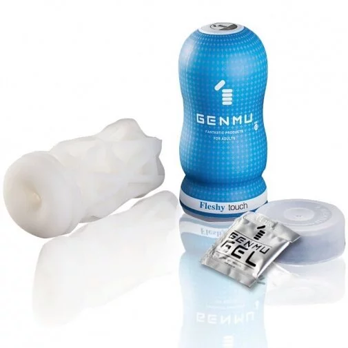 GENMU 第三代 Fleshy Touch 飛機杯，非貫通設計，真實包覆感，附送潤滑液，增強使用舒適度。