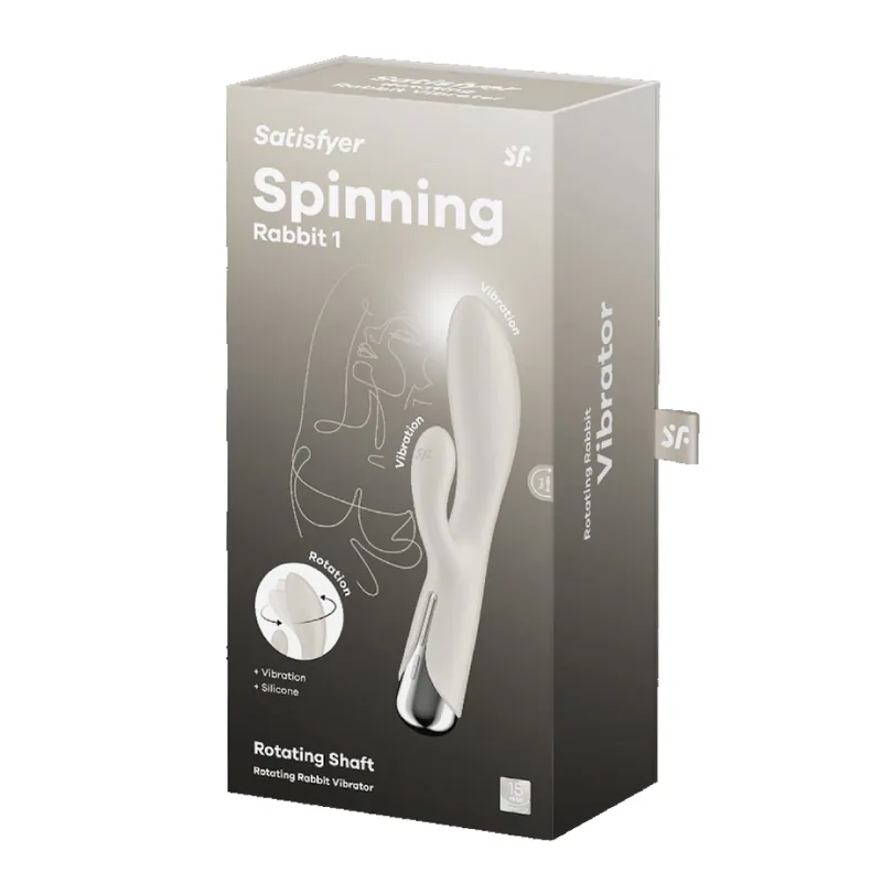 Satisfyer Spinning Rabbit 1兔耳旋轉G點按摩棒-SING DR
