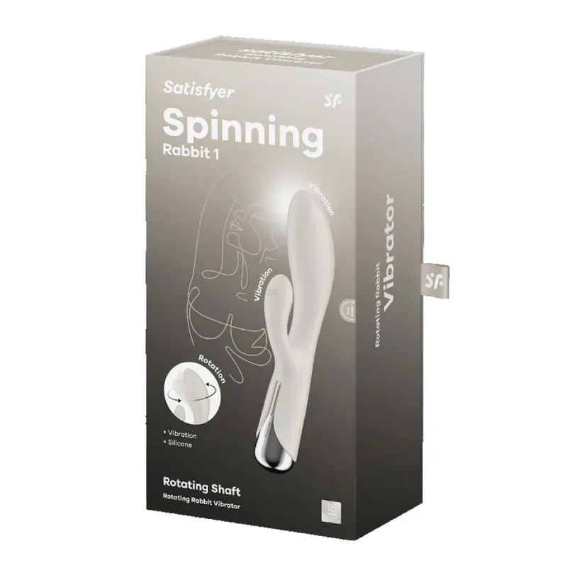 Satisfyer Spinning Rabbit 1兔耳旋轉G點按摩棒-SING DR