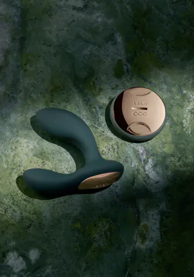 LELO HUGO 2 無線遙控震動器，流線型設計，雙重馬達刺激，1 小時續航，適合單人或伴侶使用。